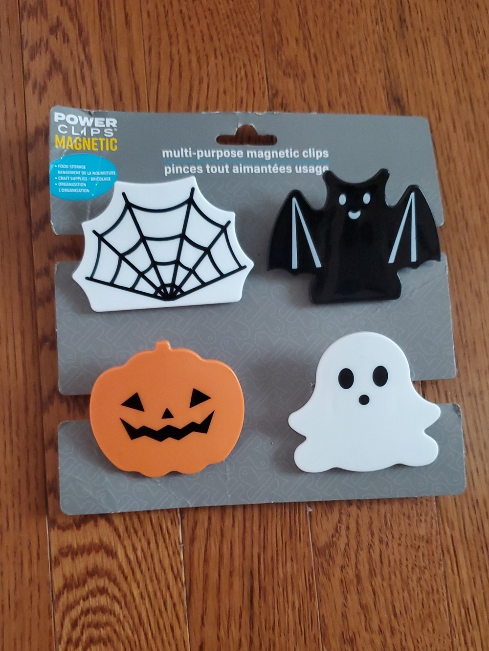 Halloween Decorative Magnets - Black, White, Orange